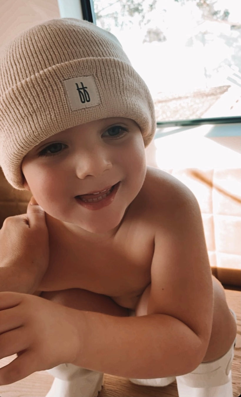 Ff Knit Beanie | Oatmeal