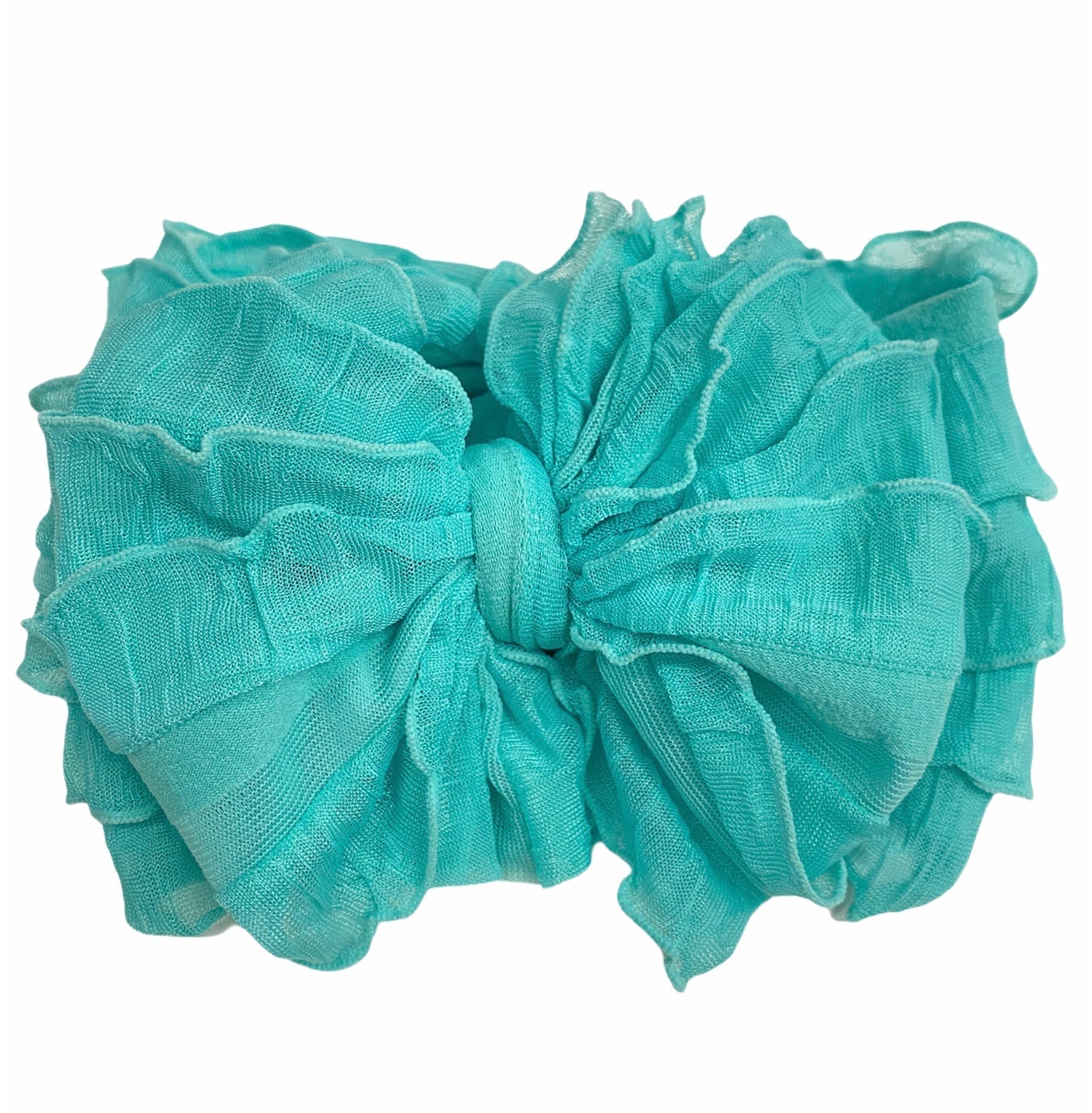 Cool Mint | Signature Ruffled Baby Headband