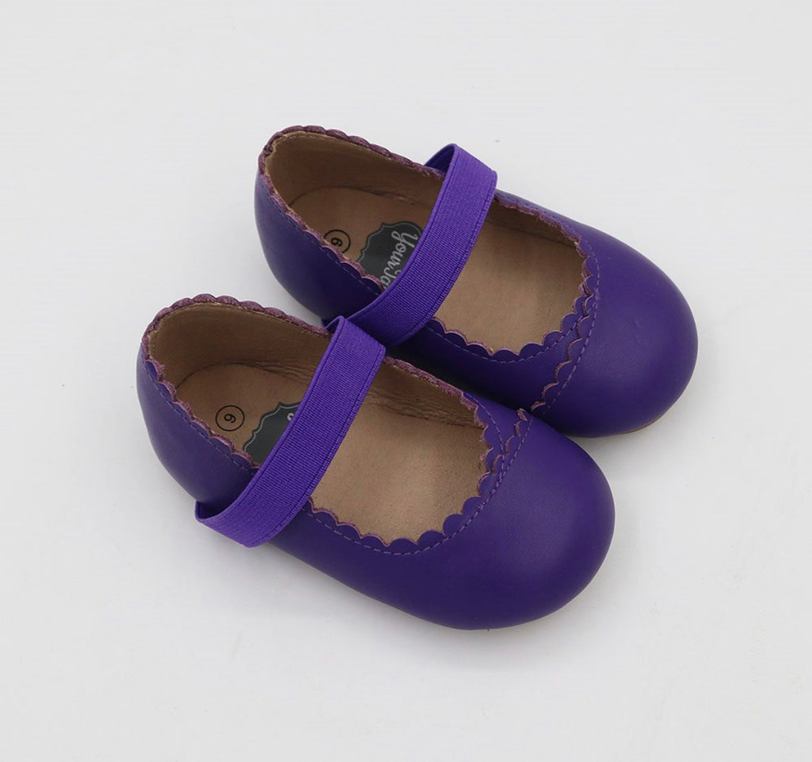 Taila's Mary Jane Elastic Band - Purple