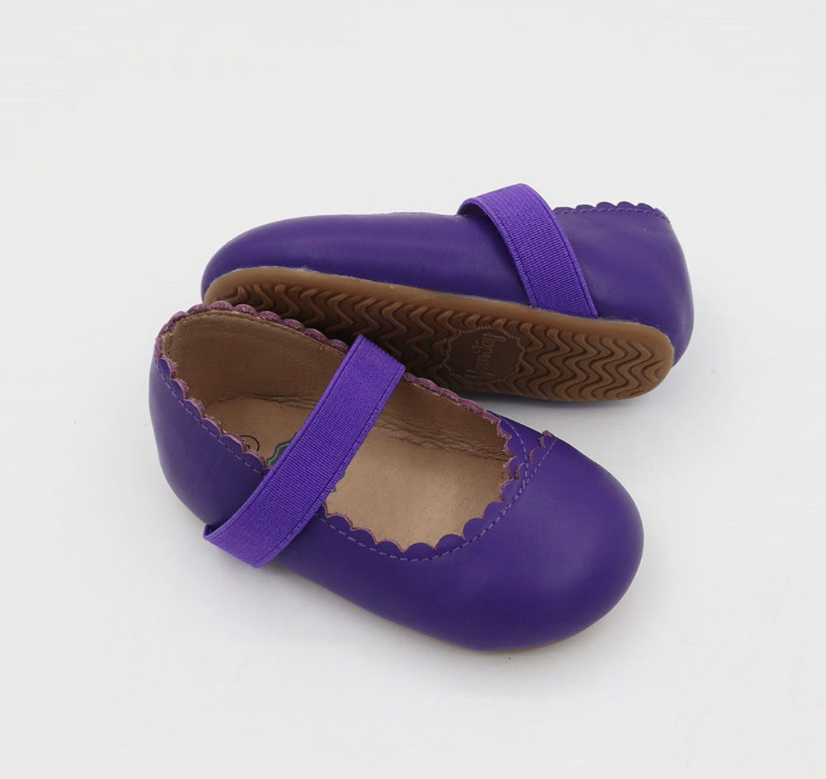 Taila's Mary Jane Elastic Band - Purple