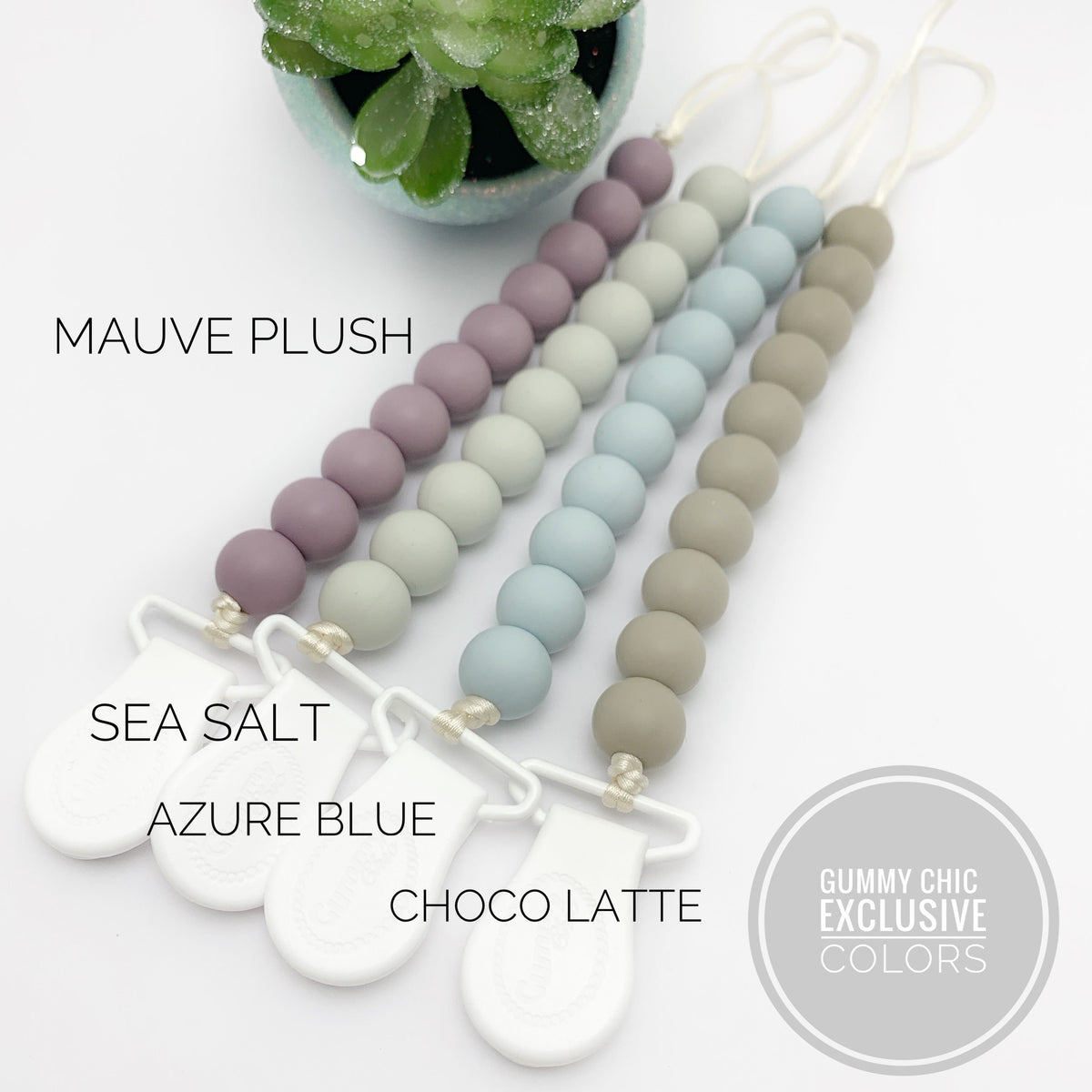 Premium Baby Pacifier Holder Clip With Food Grade Silicone