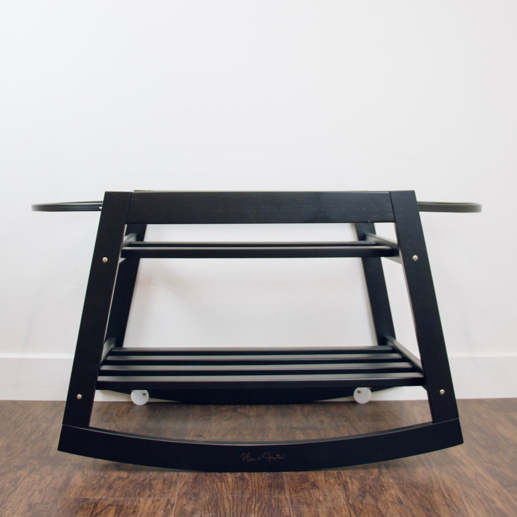 Classic Rocking  Moses Bassinet Stand with Brake black