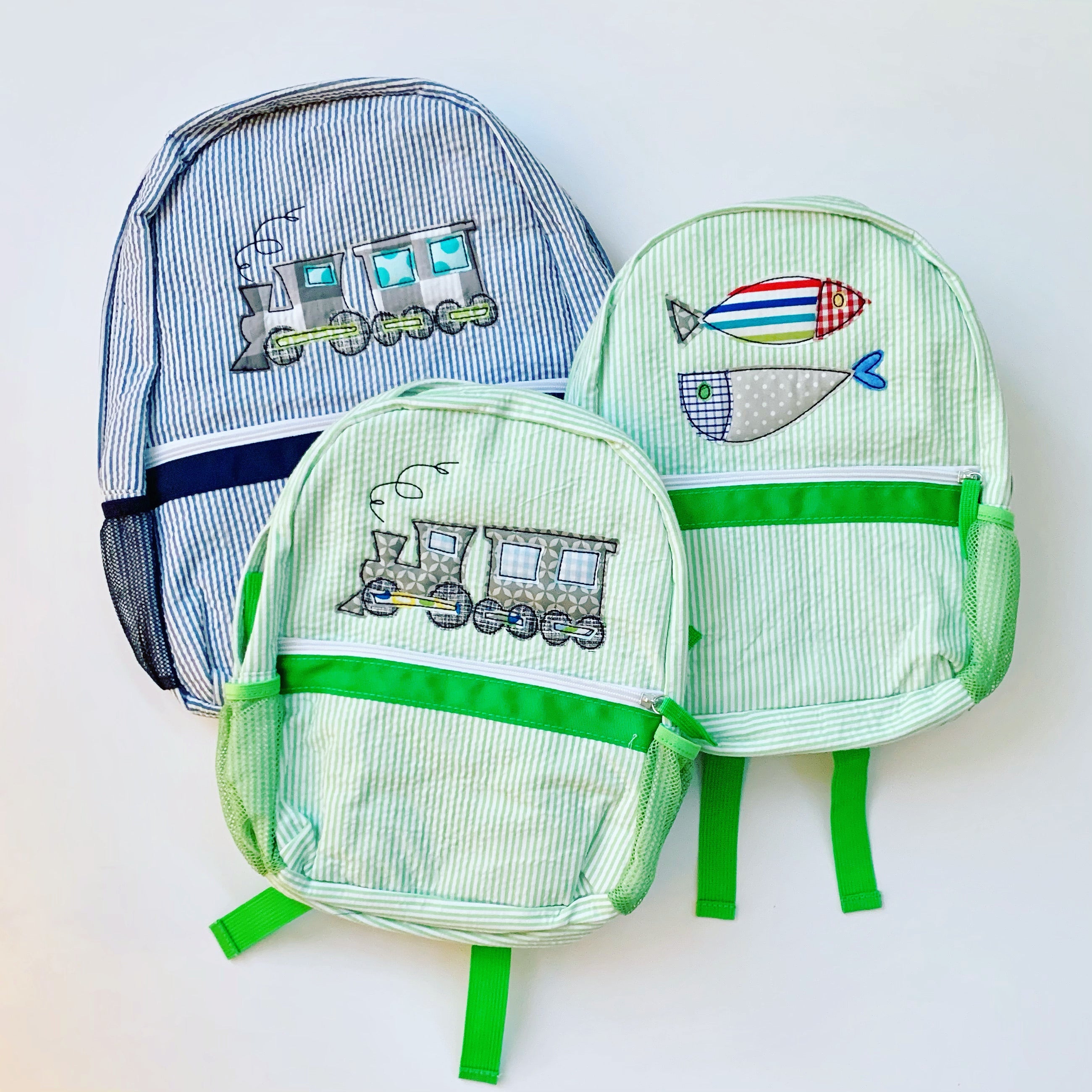 Seersucker Full-size Backpack
