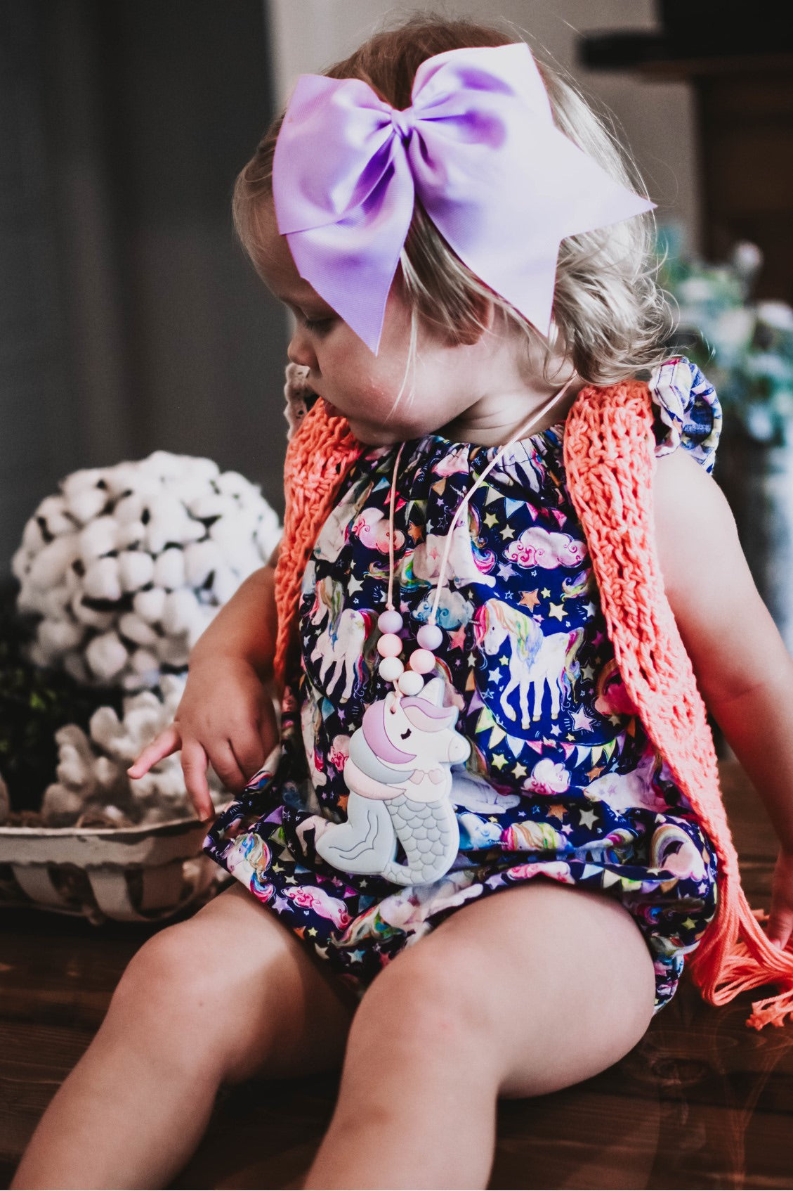 Mermicorn Sensory Chew Necklace | Kid's Sensory Chew Jewelry For Fidgety Hands