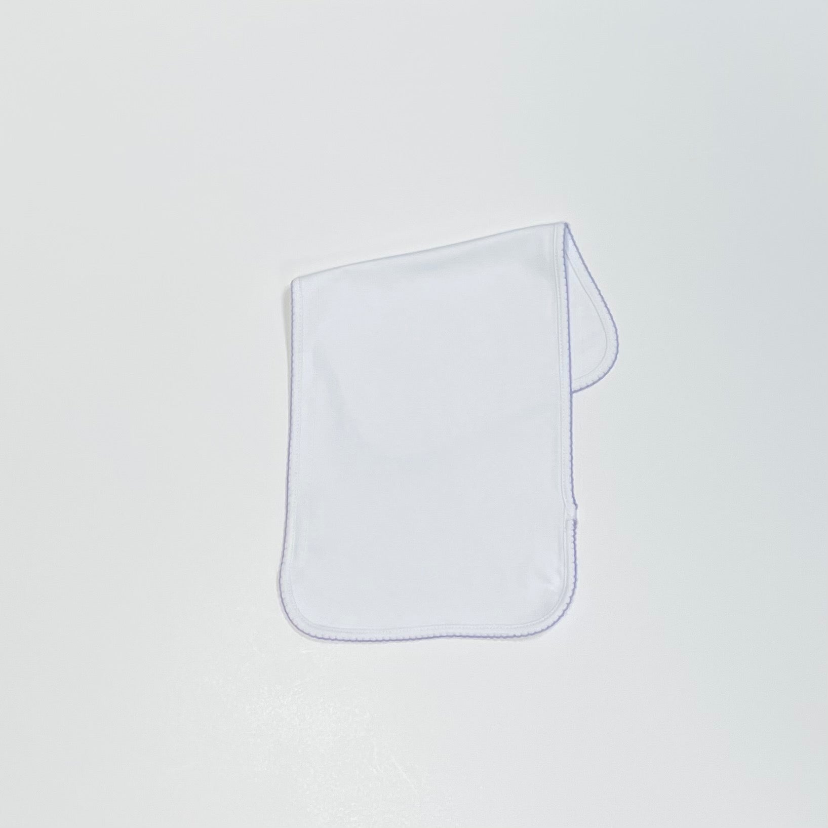 Picot Trim Burp Cloth