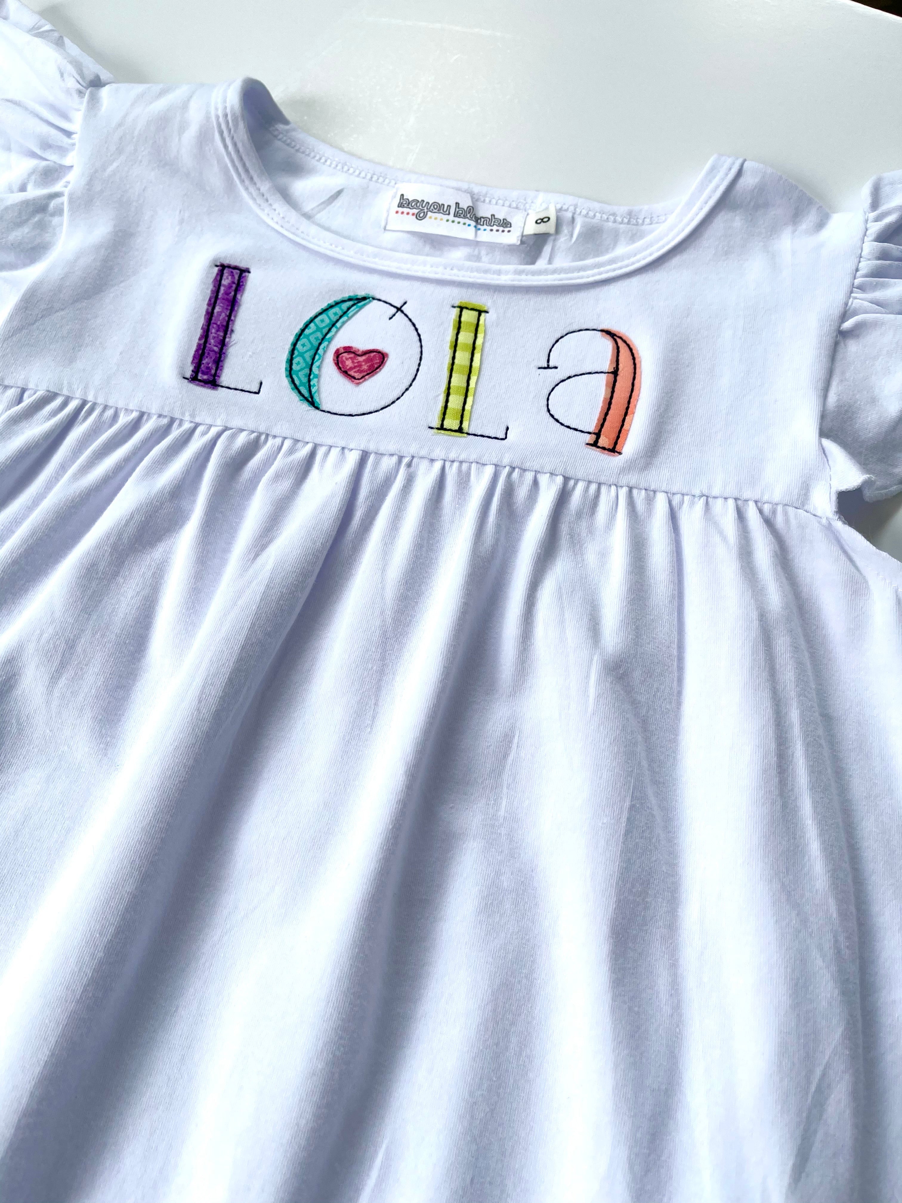 Flutter Sleeve Dress—white