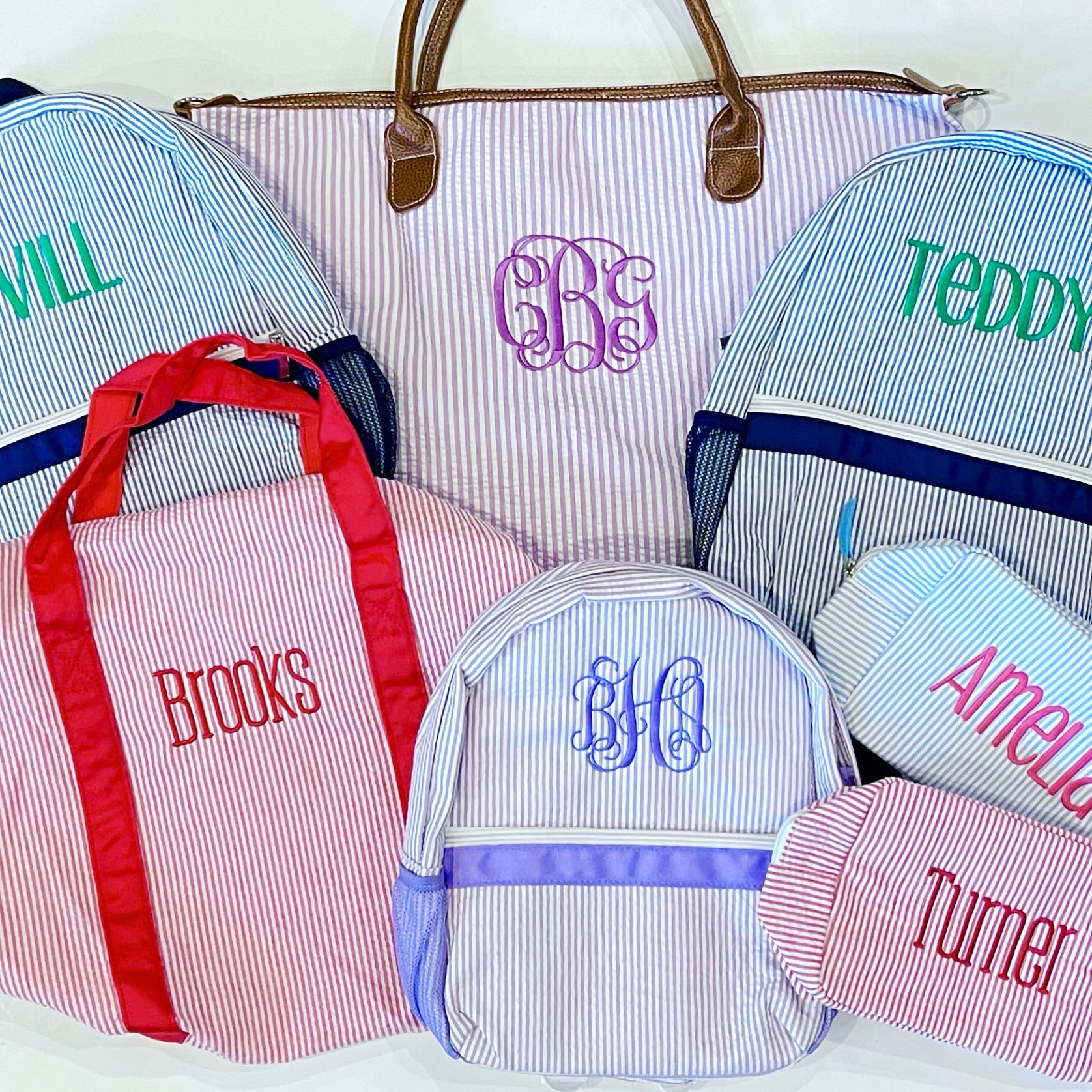 Seersucker Duffels