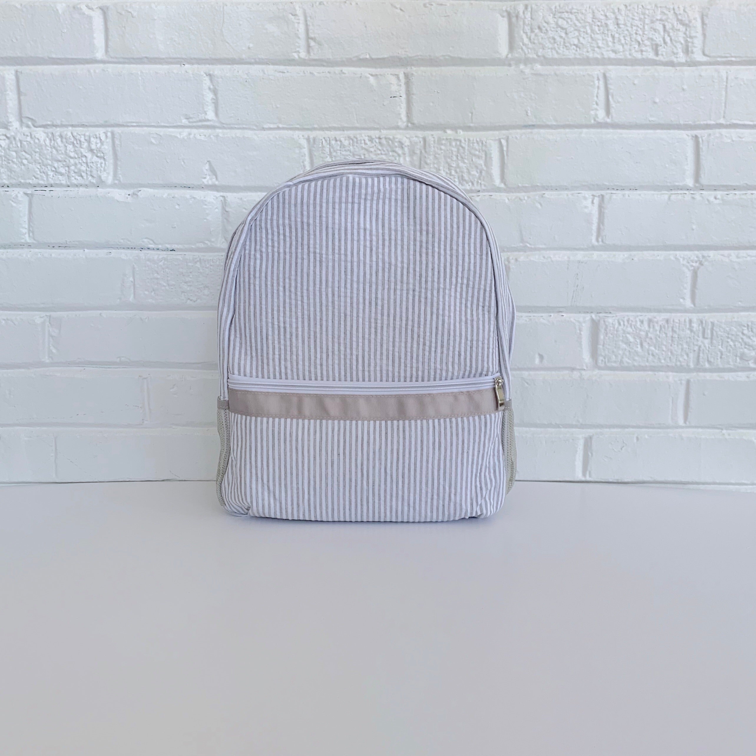 Seersucker Full-size Backpack