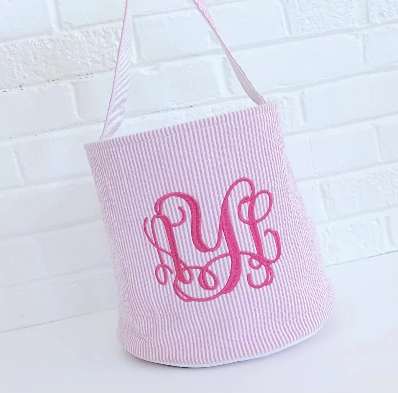 Seersucker And Gingham Buckets