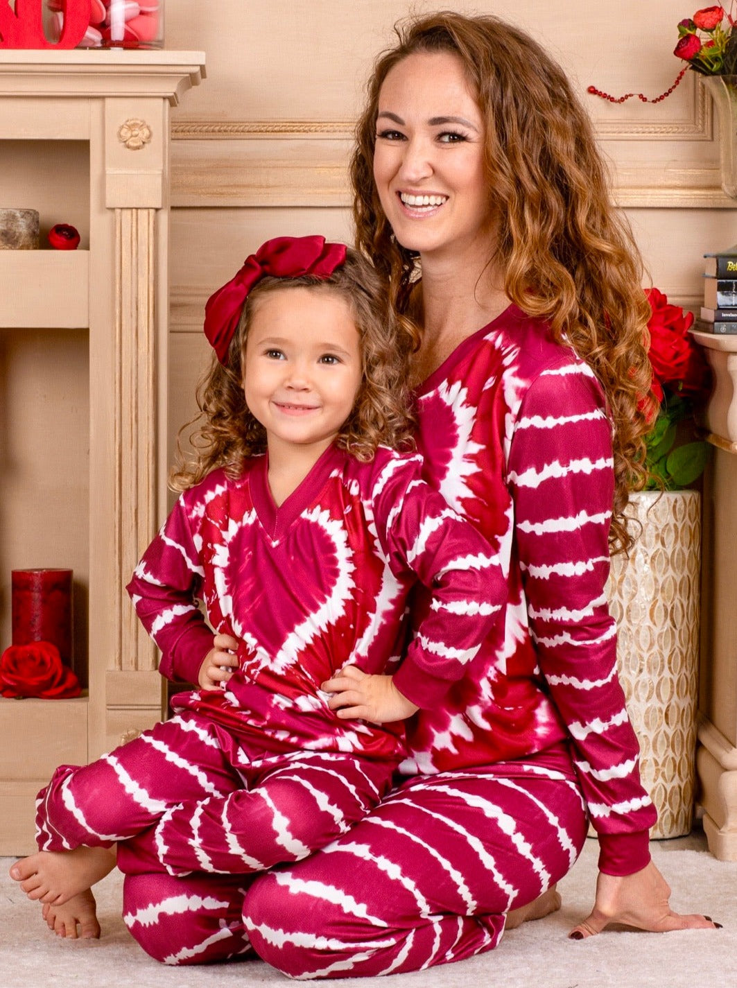 Mommy And Me Tie Dye Love Loungewear Set