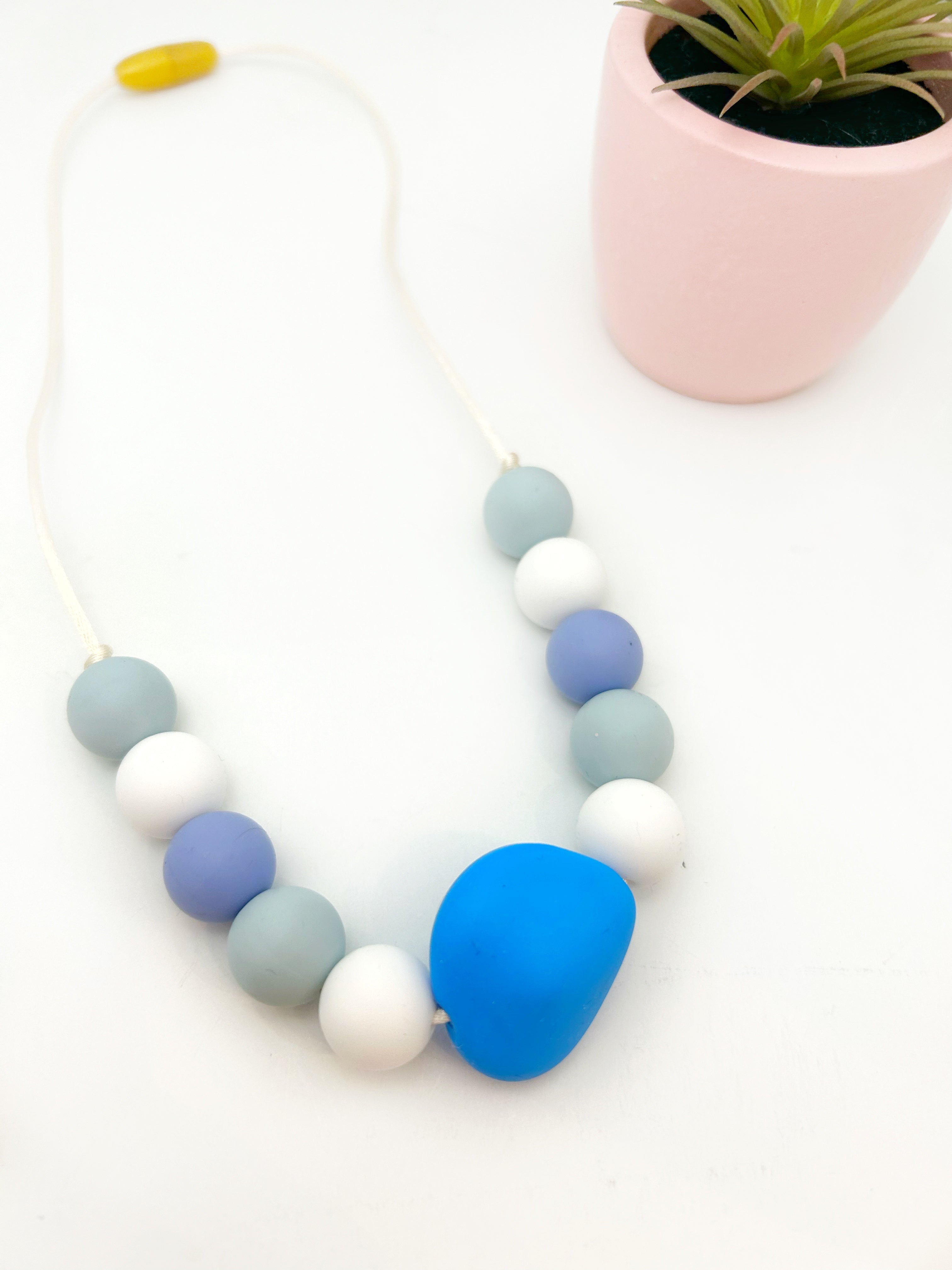 Bubble Fidget Sensory Chew Necklace - Teething Sensory Necklace For Kids