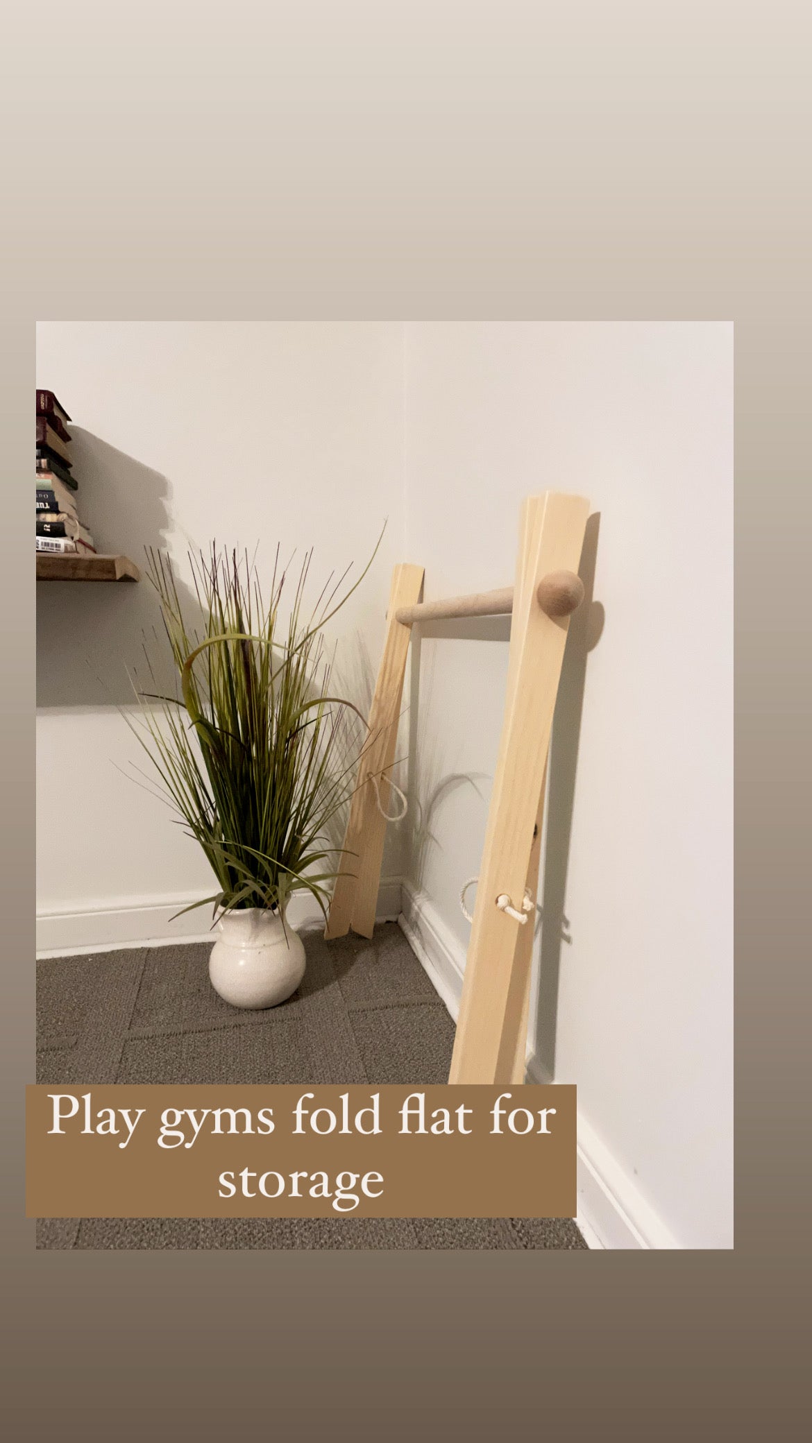 Discounted/flawed 2nds Wooden Baby Play Gym