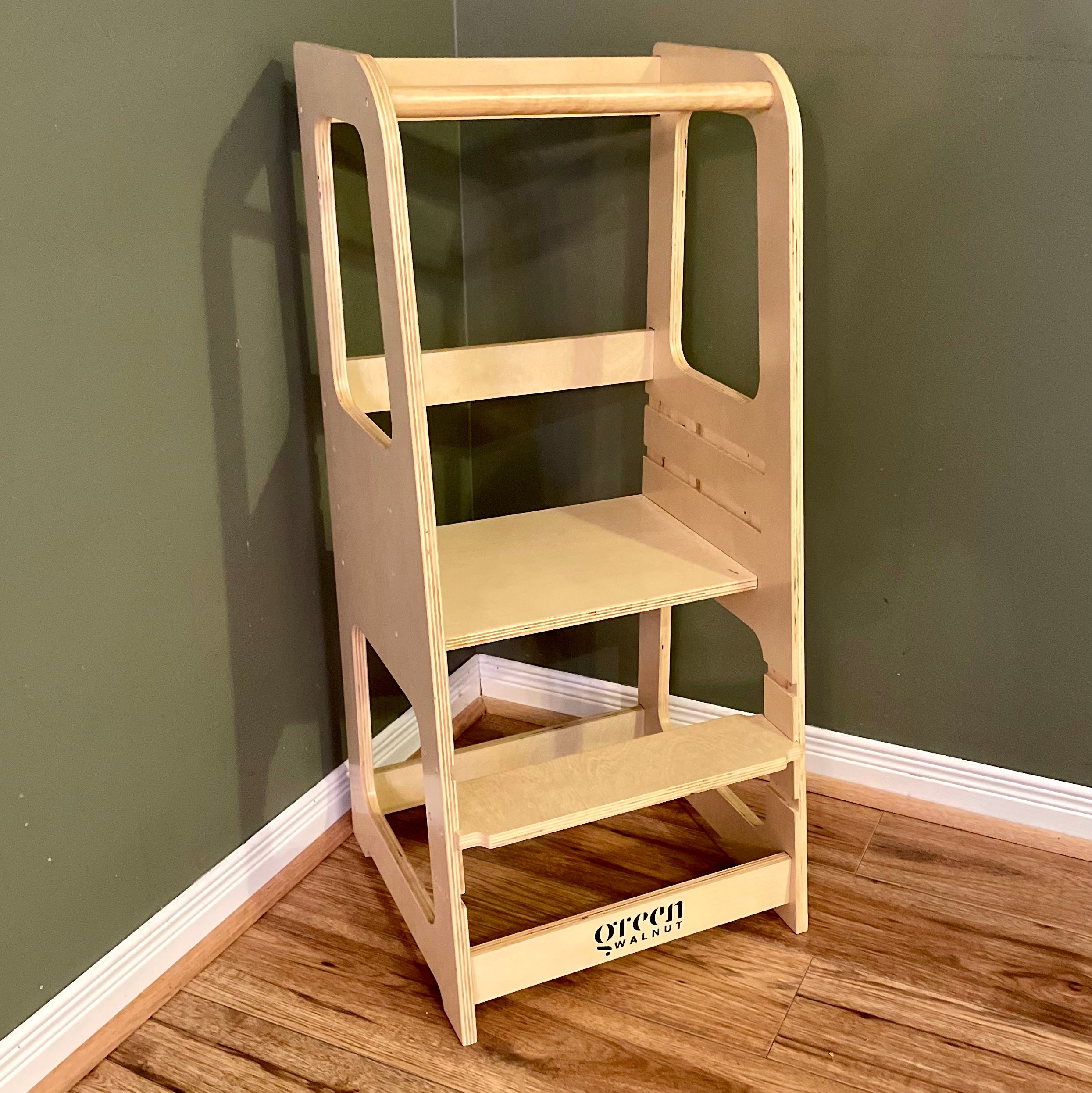 Kids & Toddler Learning Tower | Kitchen Step Stool ( Natural )