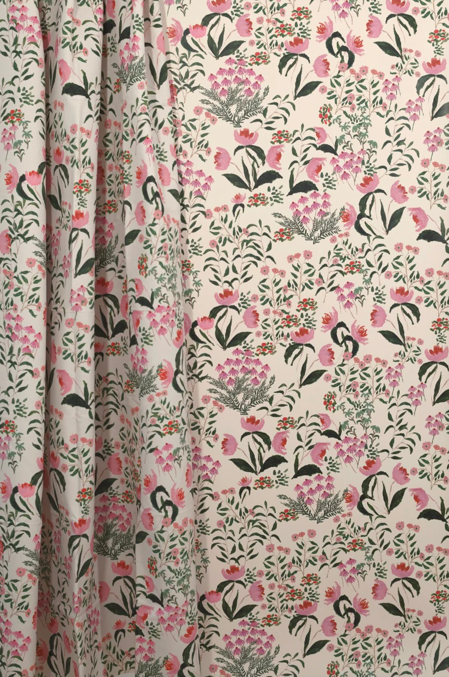 Wild French Garden In Blush- Fabric