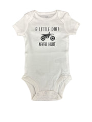 A Little Dirt Never Hurt • Motocross • Infant Bodysuit