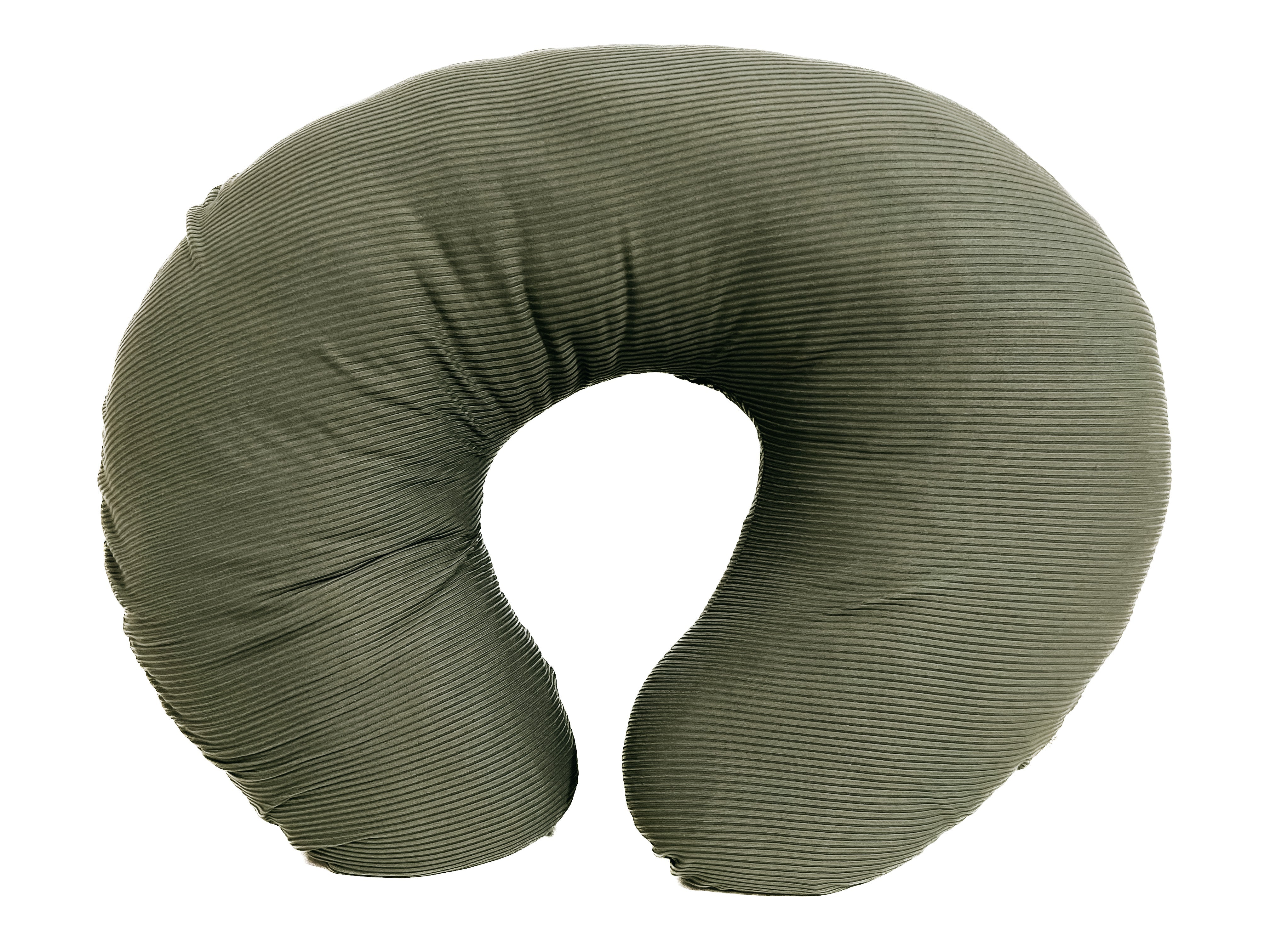 Moss Ribbed Nursing Pillow Cover