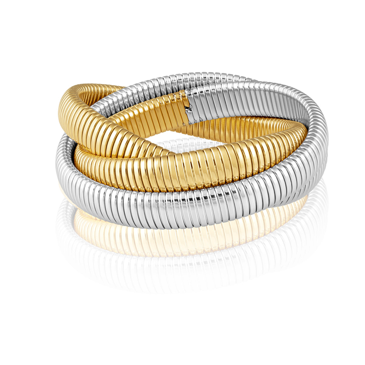 Infinity Multi Layered Bracelet Two-tone