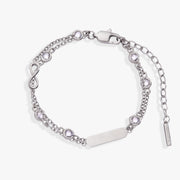 Infinity Chain Double Strand Bracelet