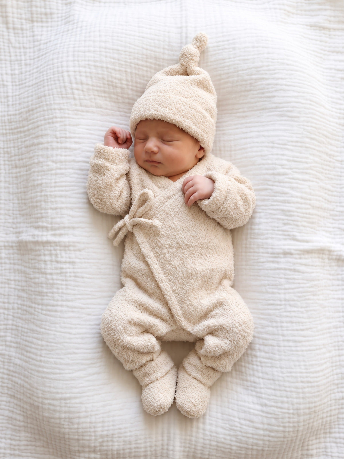 Luna + Luca Cozy Teddy Kimono Set