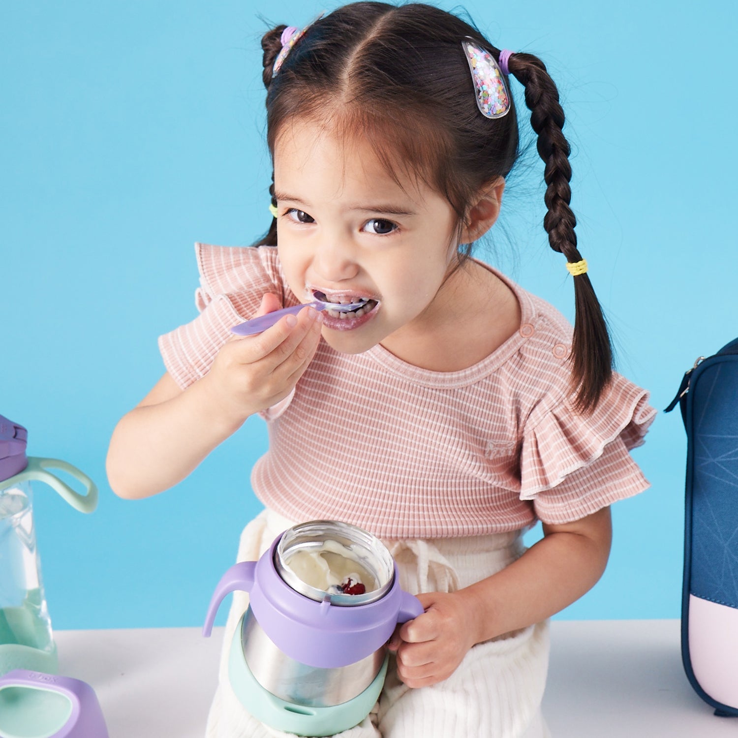 Insulated Food Jar - Indigo Rose