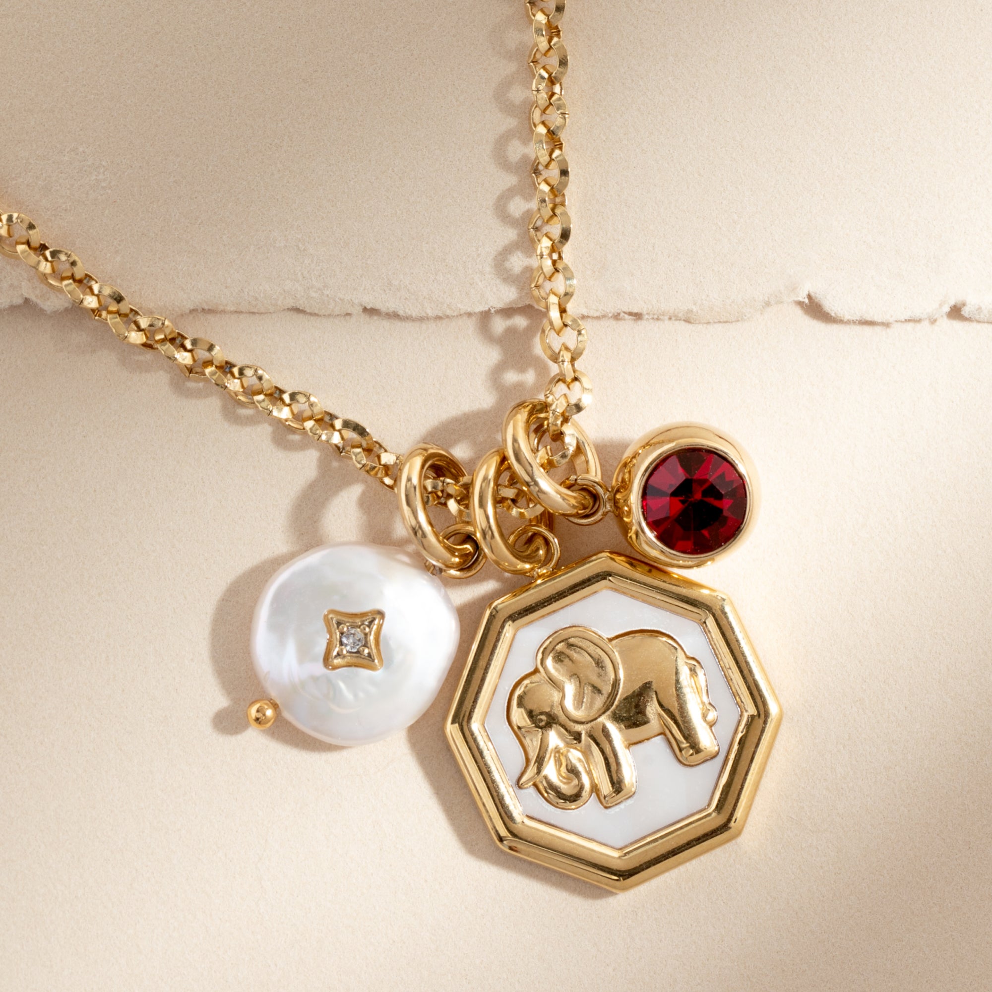 Elephant interchangeable charm