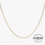 Faceted Rolo Charm & Layering Necklace