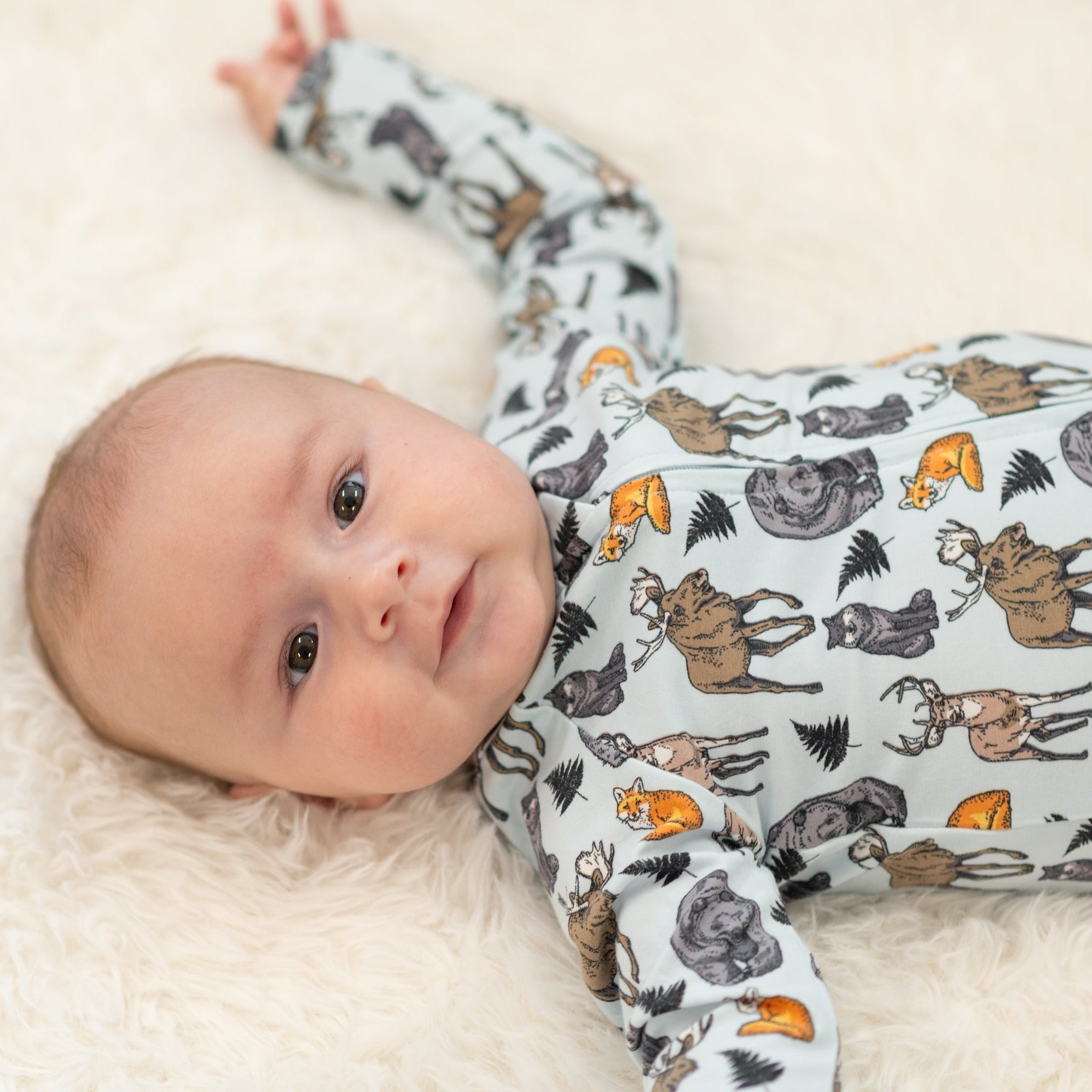 Into The Wild Zipper Footie