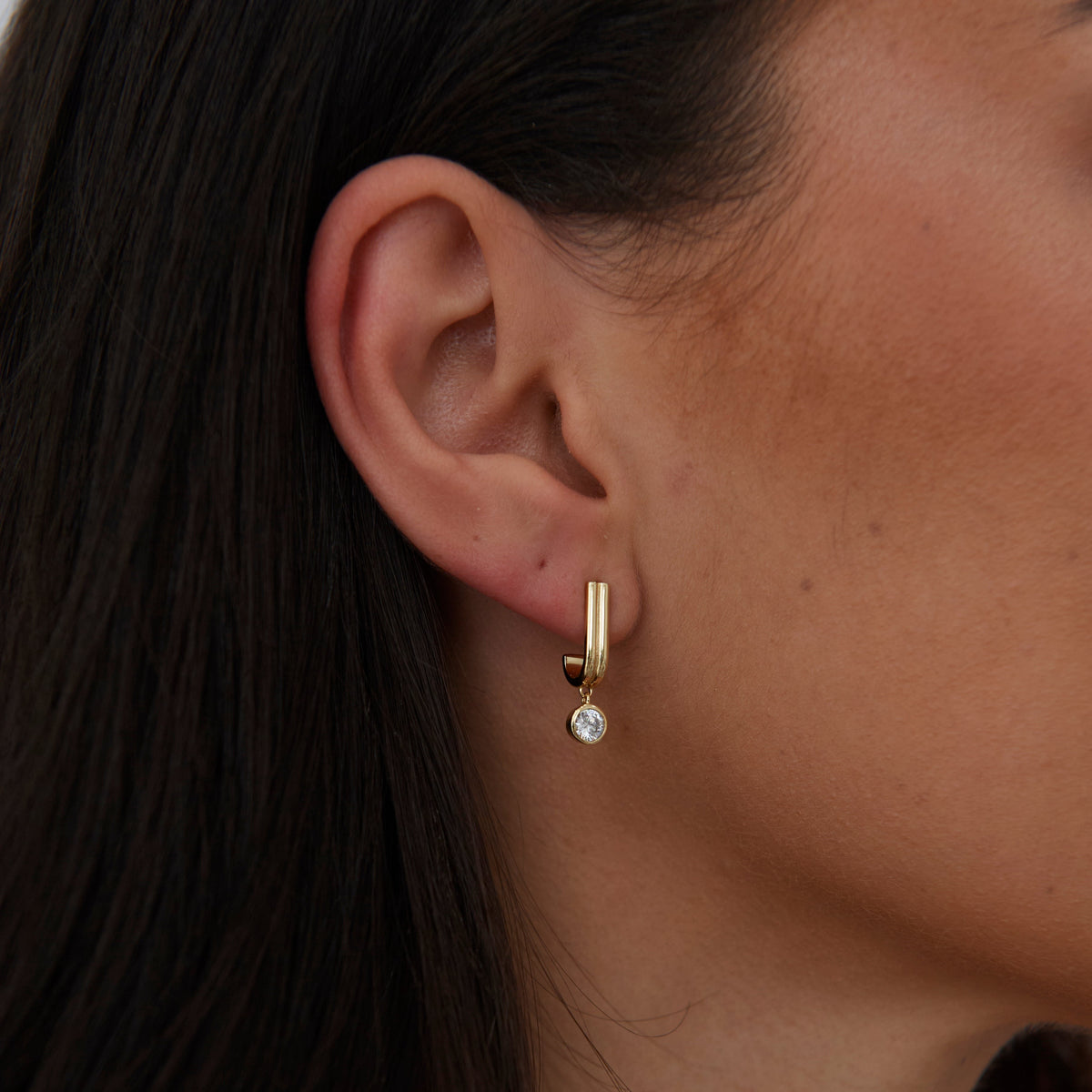 Iris Cz Earring