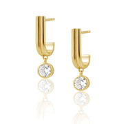 Iris Cz Earring