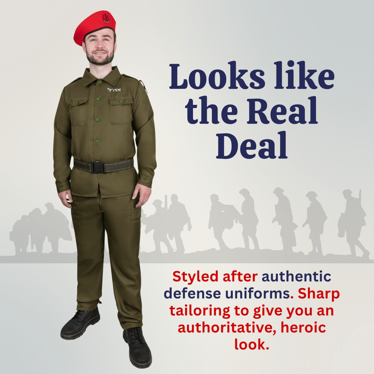 Israeli Soldier Costume - Adults