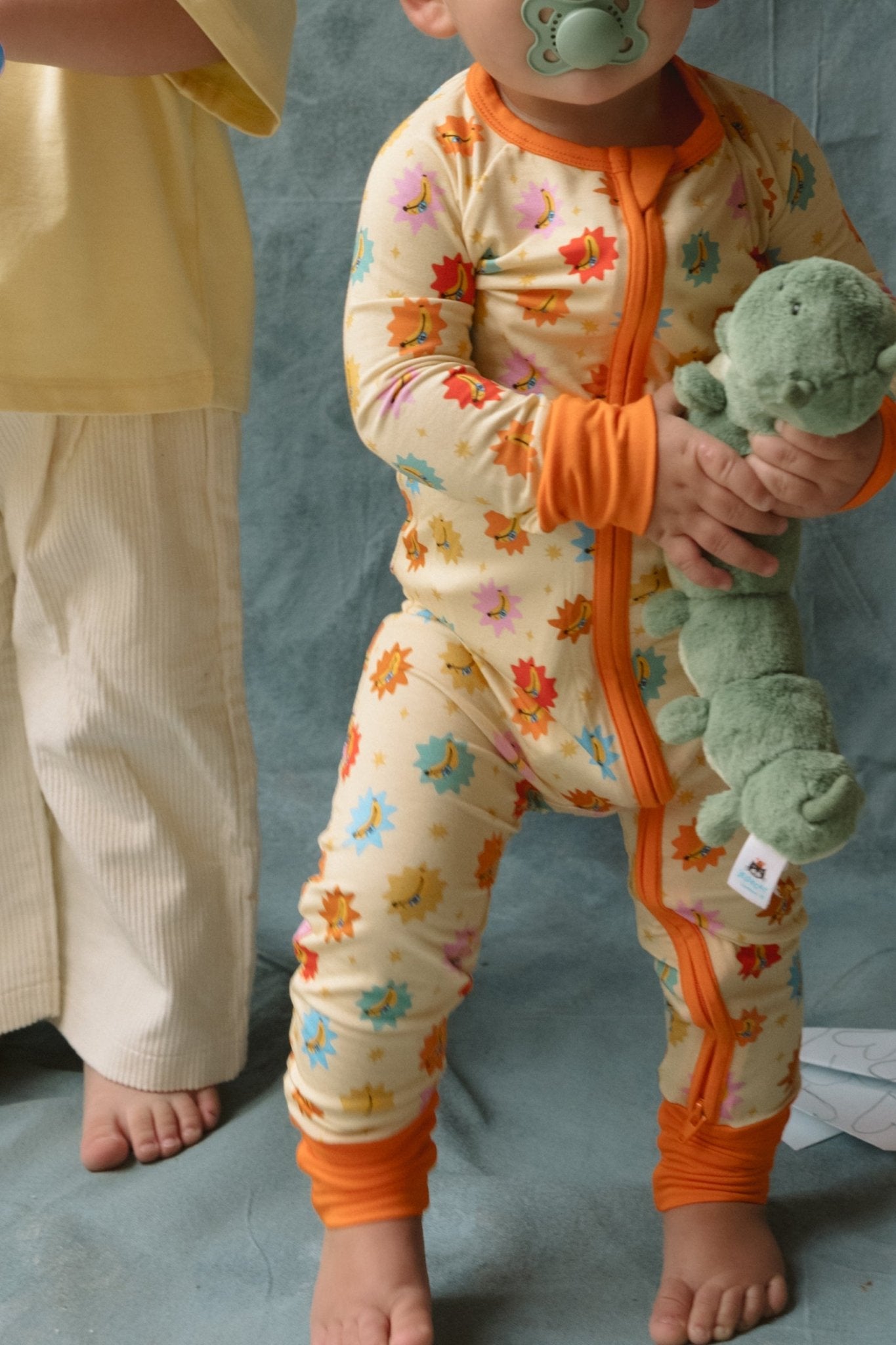 Its Bananas Zipper Romper