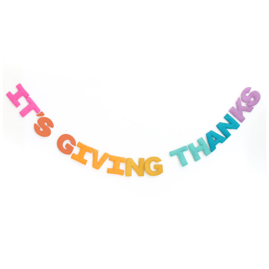 It's Giving Thanks Felt Garland