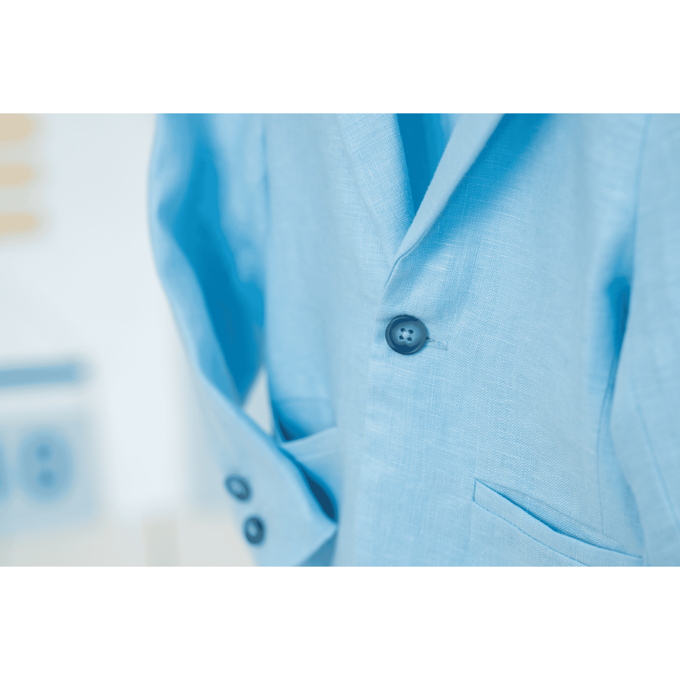 Ivan | Boys Blue Linen Suit