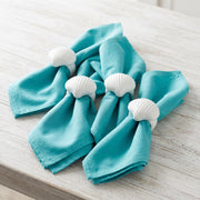 Ivory Scallop Shell Napkin Ring