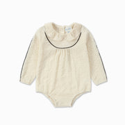 Girl Waffle Romper