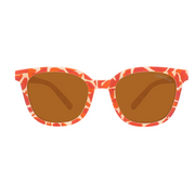 Classic Wayfarer Sustainable Sunglasses | Bio-based · Bendable · Polarized | Child | 3-8 Y | Ivory Tortoise