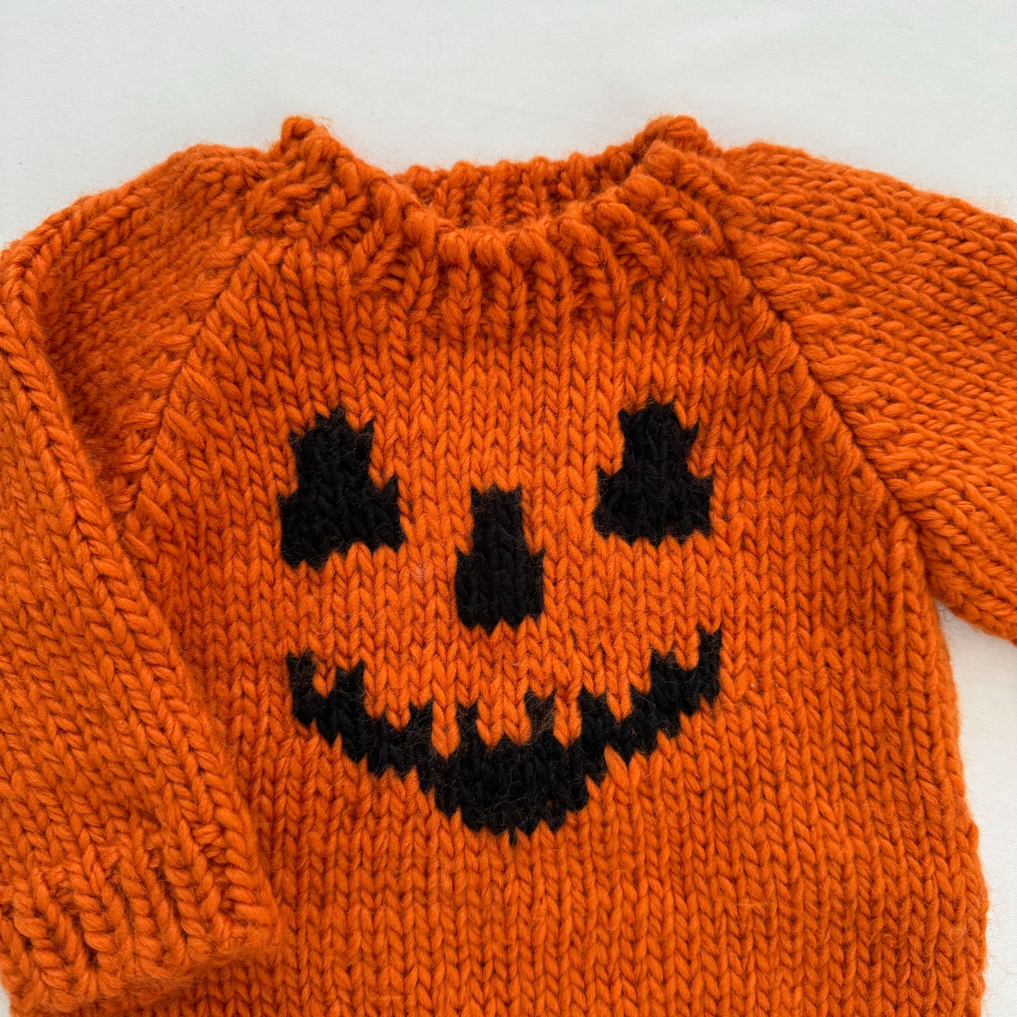 Jack-o-lantern Sweater, Orange