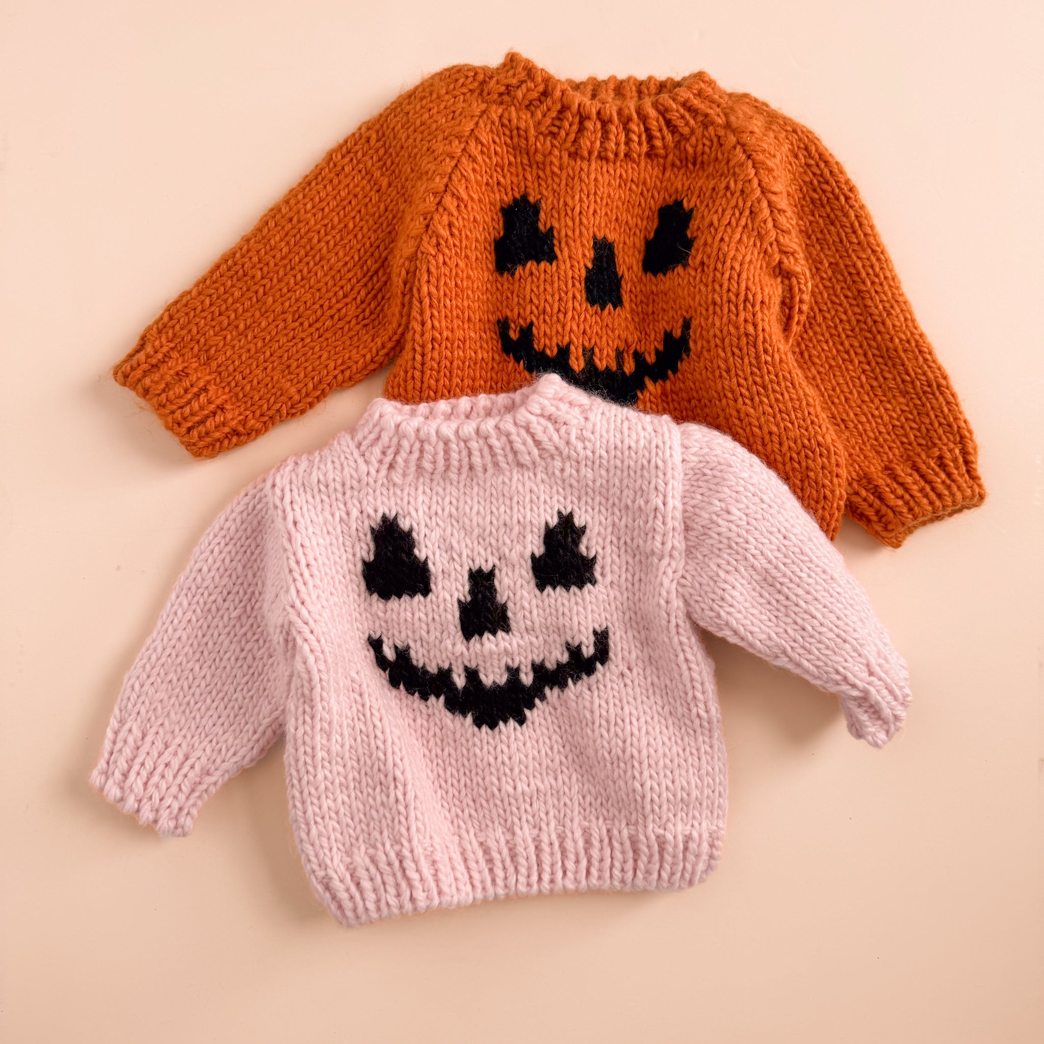 Jack-o-lantern Sweater, Orange