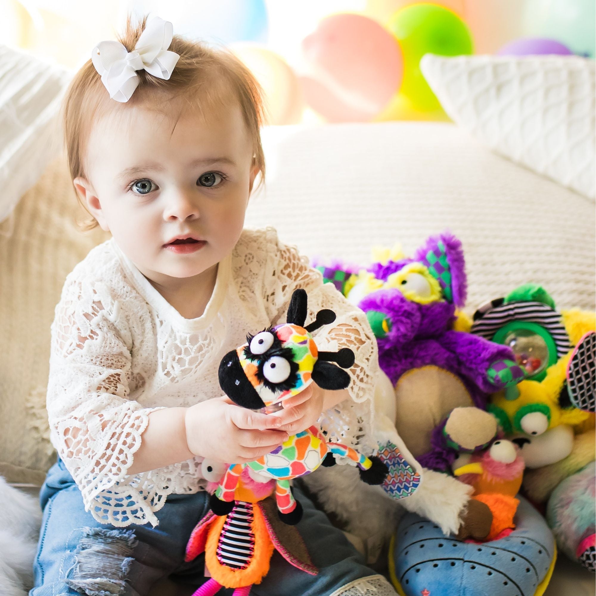 Jaffy The Fringe Footed Giraffe Hand Rattle Jingle Jangle Activity Toy