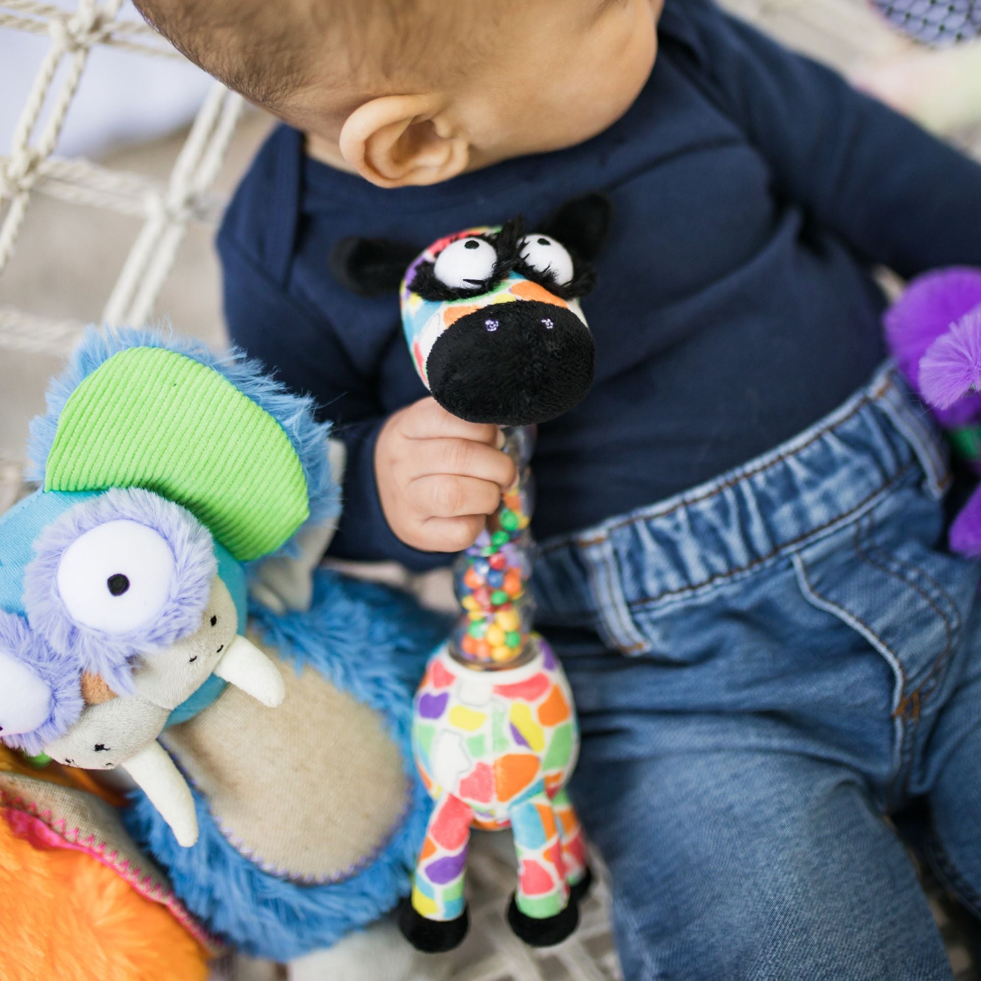 Jaffy The Fringe Footed Giraffe Hand Rattle Jingle Jangle Activity Toy