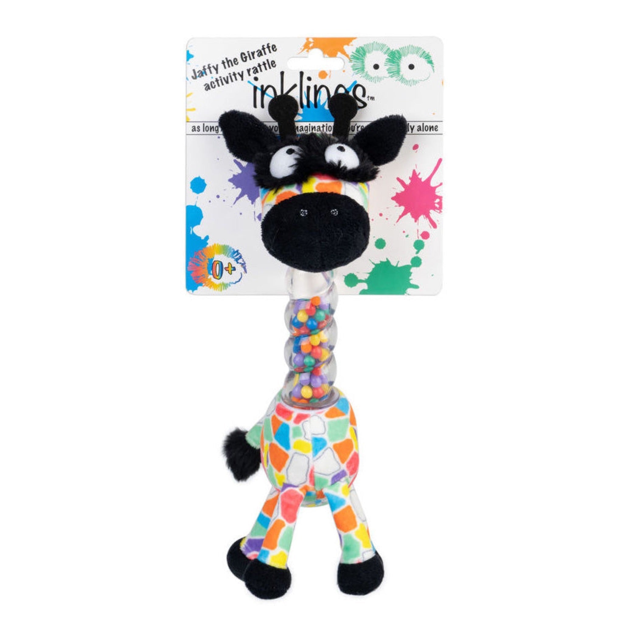 Jaffy The Fringe Footed Giraffe Hand Rattle Jingle Jangle Activity Toy