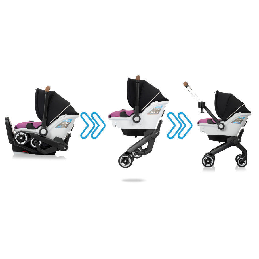 Shyft Dualride Infant Car Seat Stroller Combo With Carryall Storage & Extended Canopy