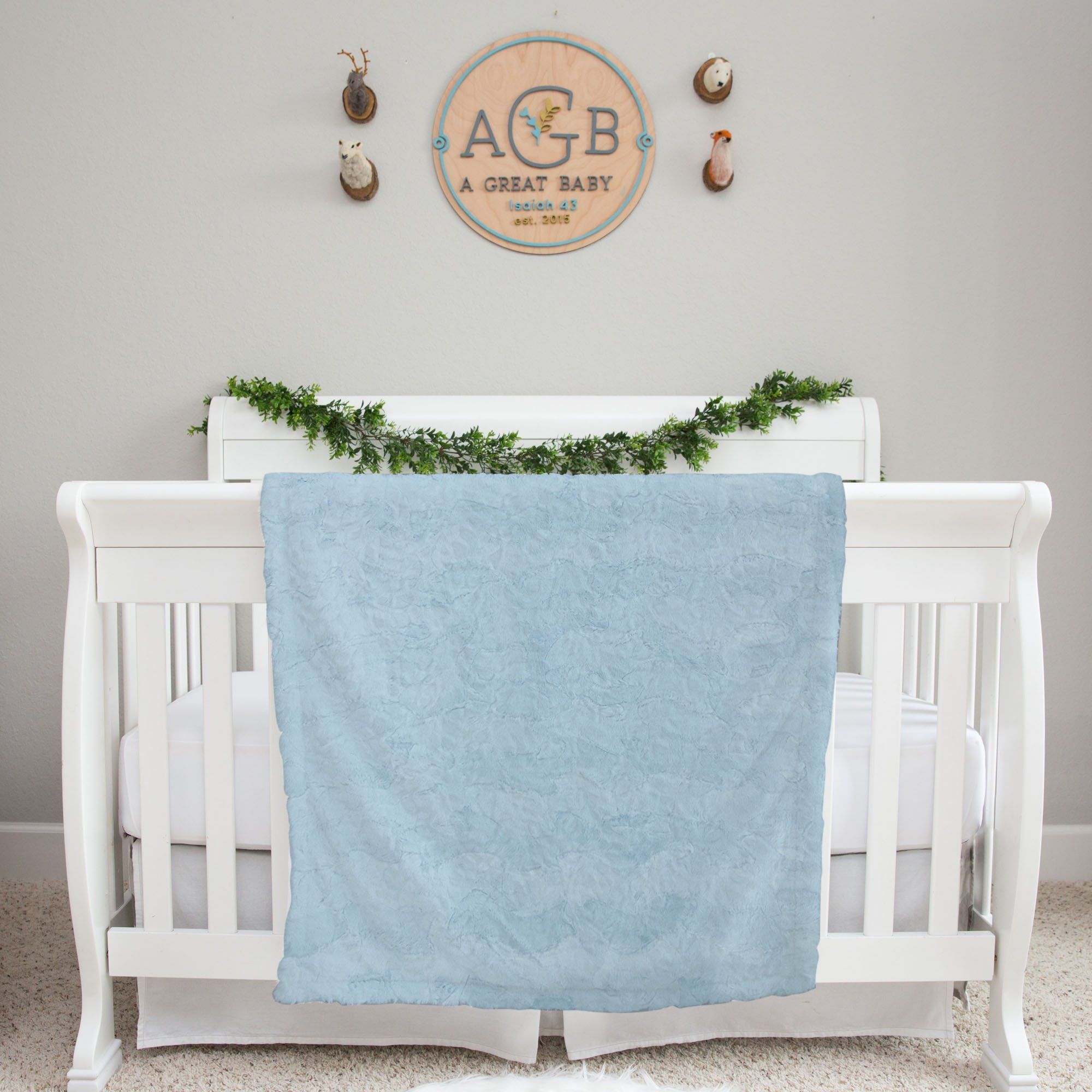Personalized Baby Blanket – Airplanes Deluxe Minky Infant Blanket With Custom Name | Cozy, Plush Gift