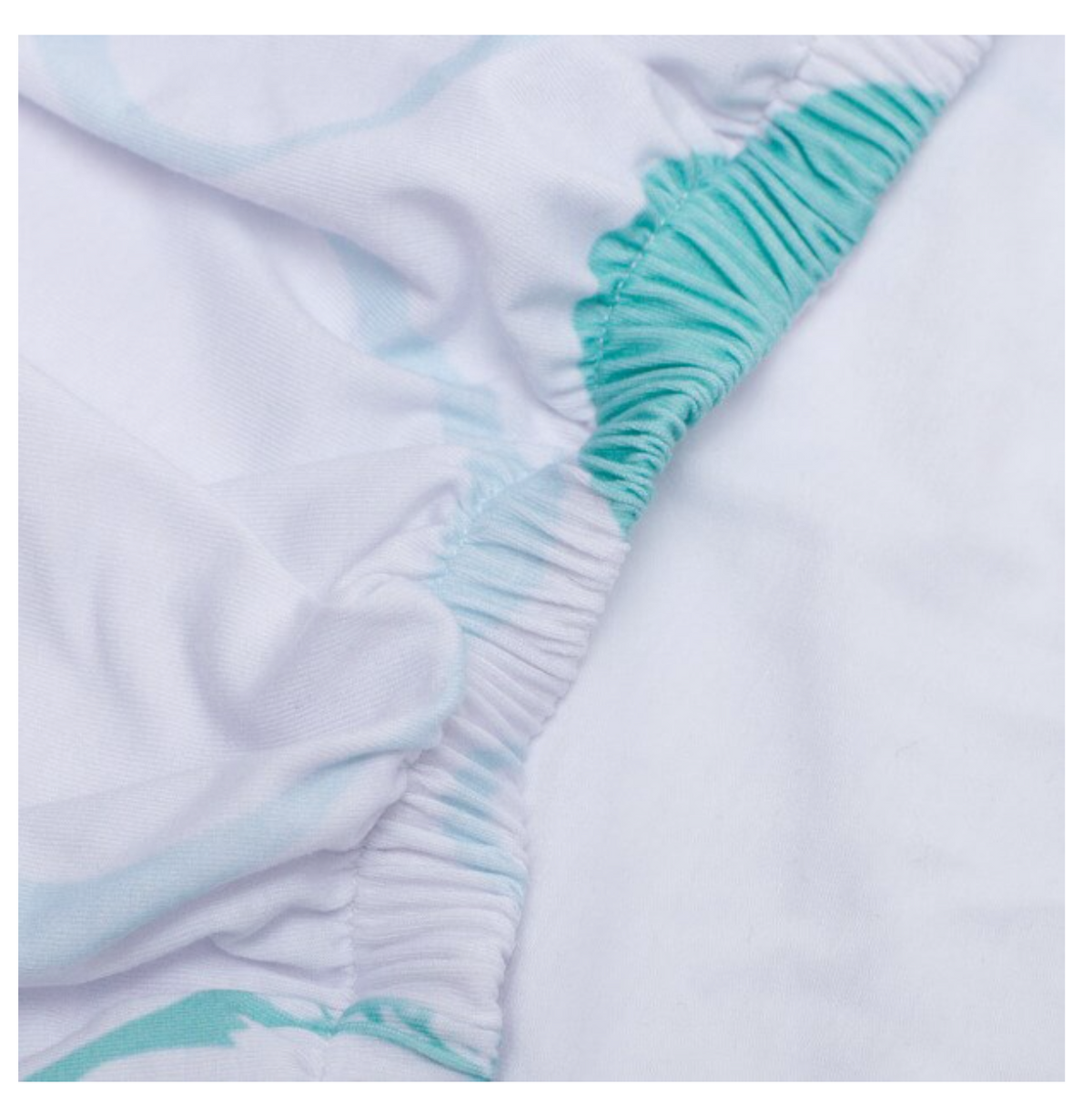Vintage Waves Crib Sheet - Minky / Jersey Crib Sheets