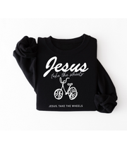 Jesus Take The Wheels Adult Pullover