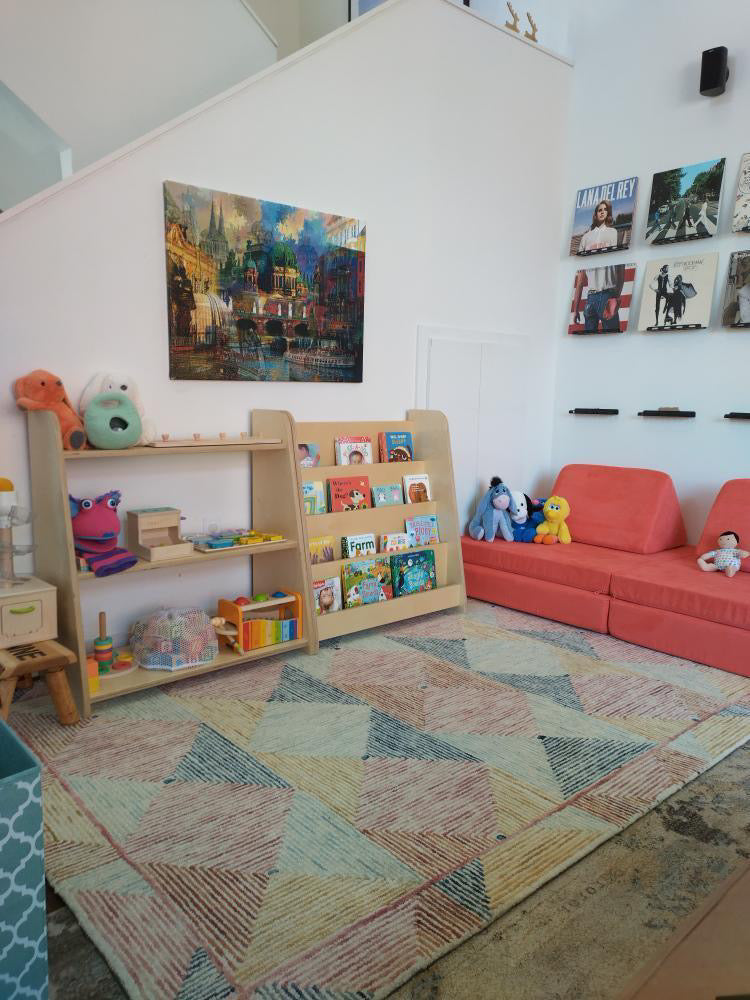 Tiered Toy Shelf