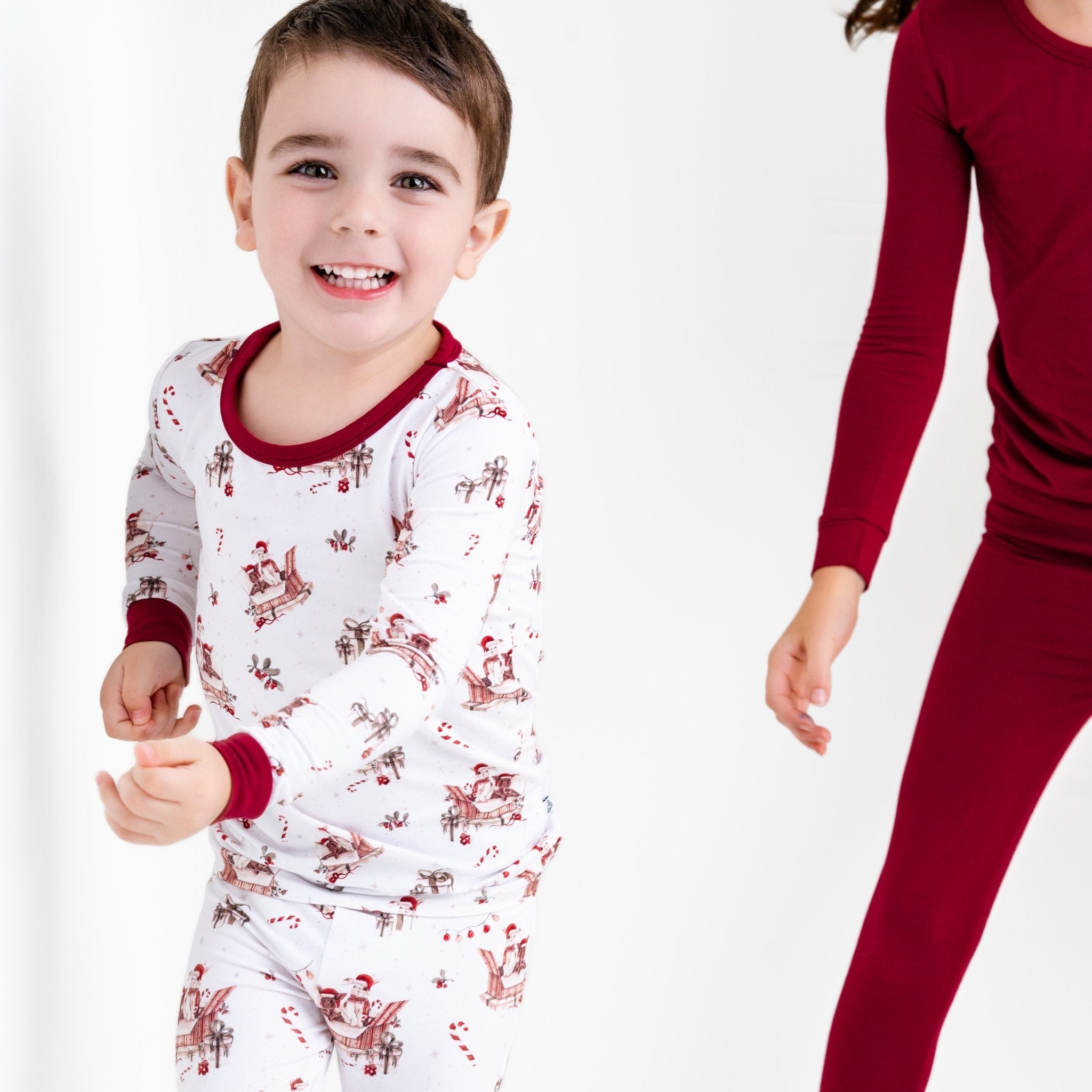 Jingle Bell Hop (rabbit) Long Sleeve Pj's