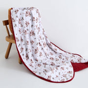 Jingle Bell Hop (rabbit) Toddler Quilted Blanket