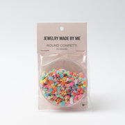 Confetti Discs Multicolor Round Flat Polymer Clay Sprinkle Resin Craft Inclusions