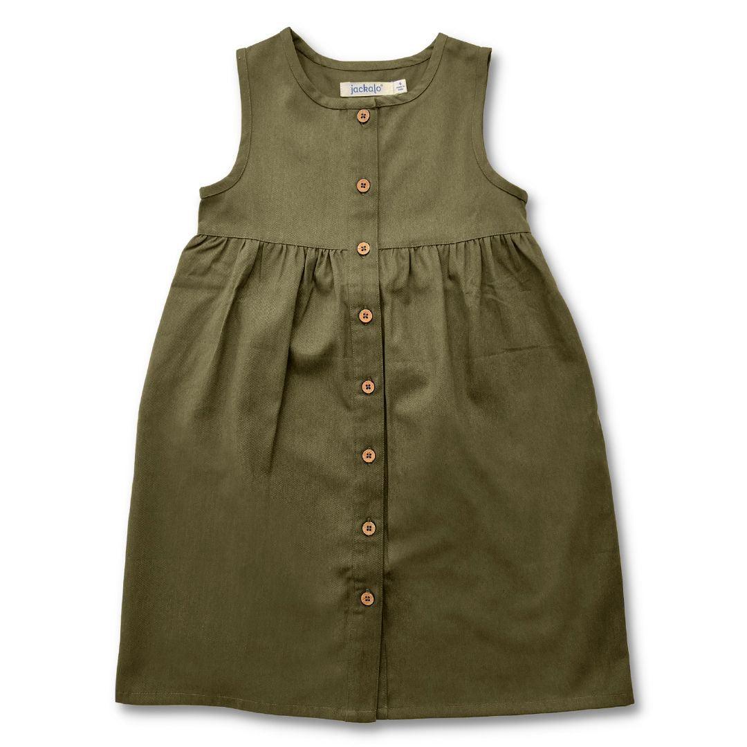 Jo Dress- Dark Olive